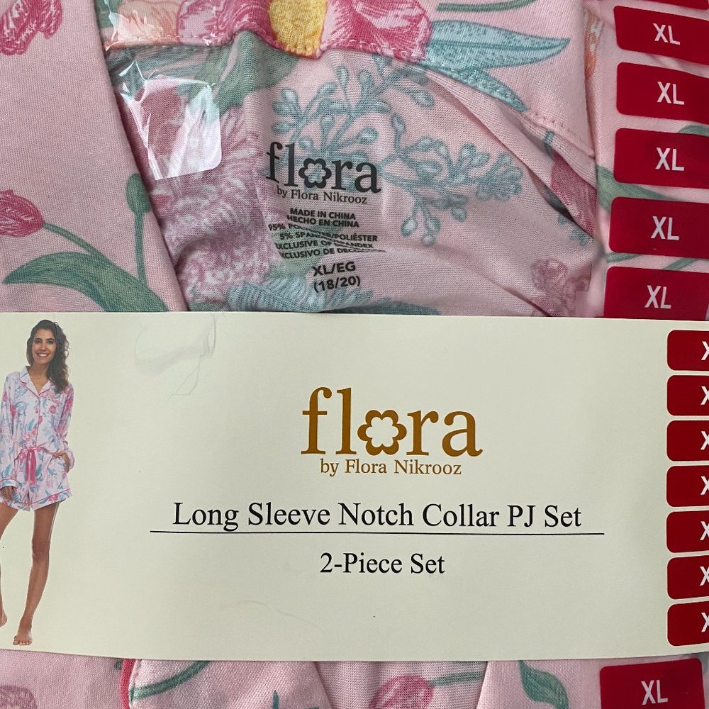 Flora Long Sleeve 2 piece PJ Set